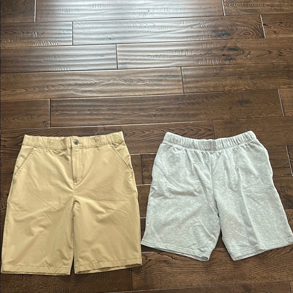 Children’s Place Khaki  and Gray Shorts Set